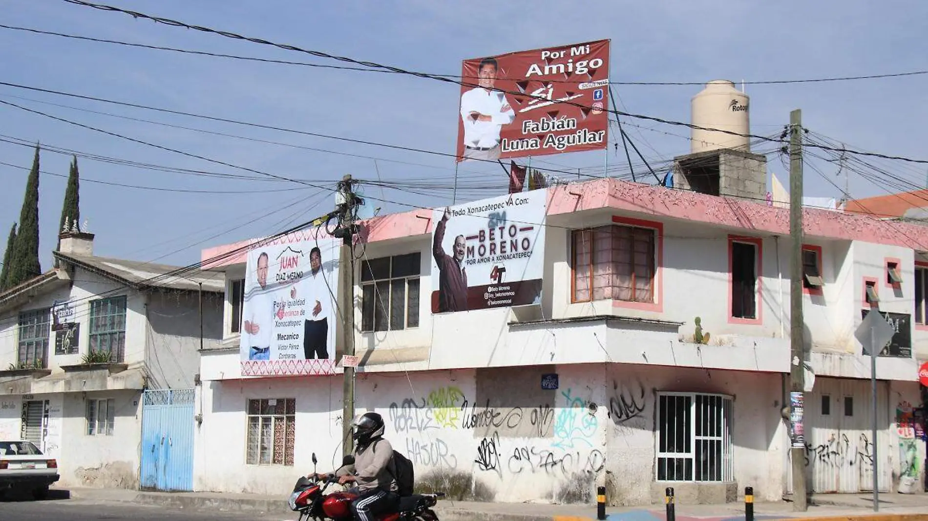 Tapizan calles de Xonacatepec